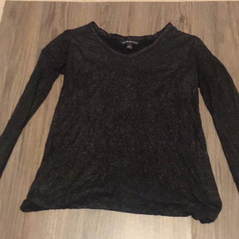 Black Long Sleeve Top